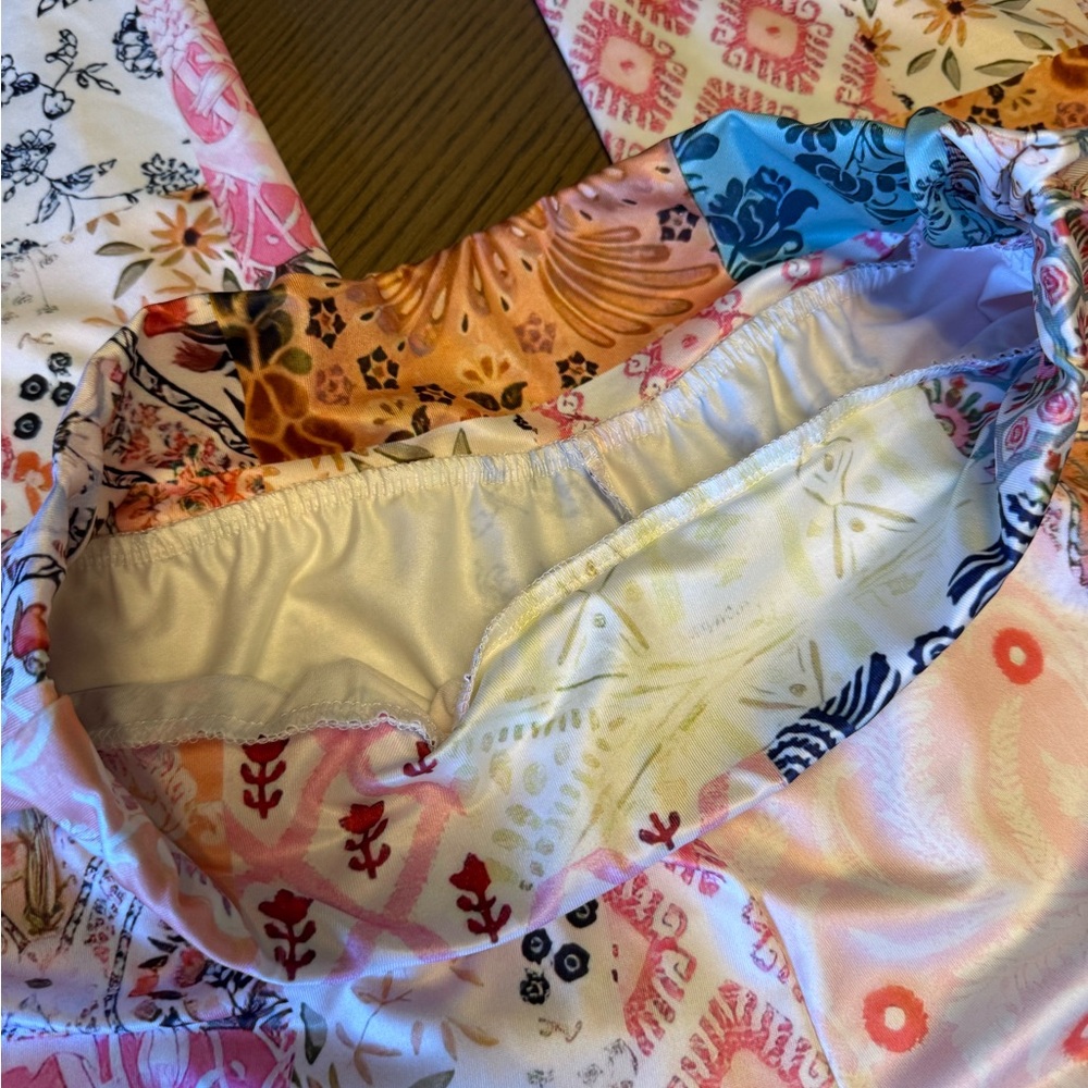 Colorful Patchwork Patterned Pants - Picture 5 of 9